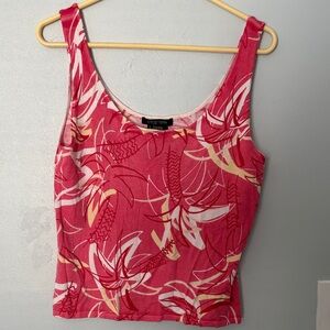 ETCETERA Tropical Pink Sleeveless Top